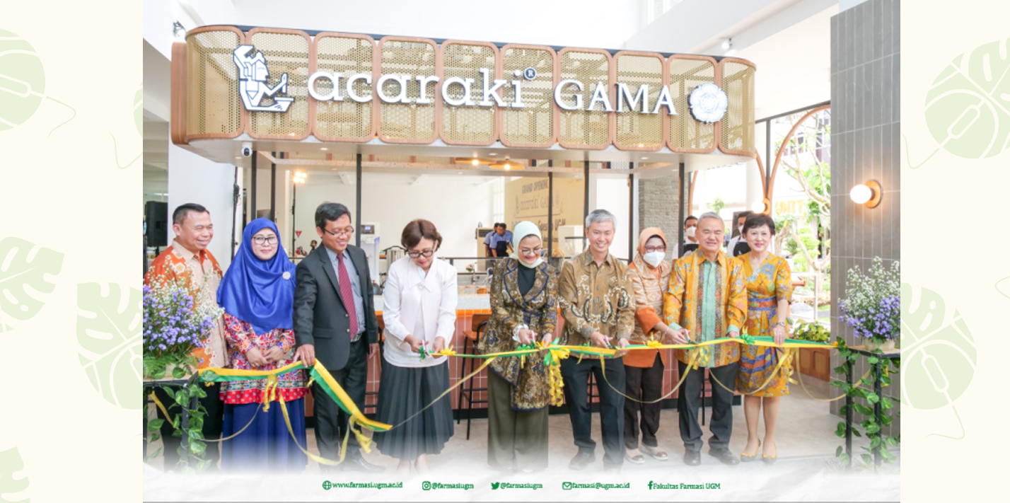 Fakultas Farmasi UGM Resmikan Kafe Jamu Acaraki Gama dan Talkshow Jamu Goes to UGM